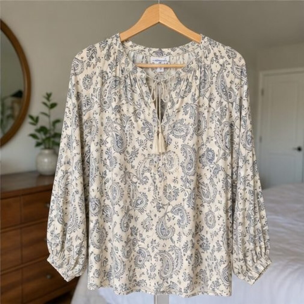 Burgundy Puff Sleeve Top